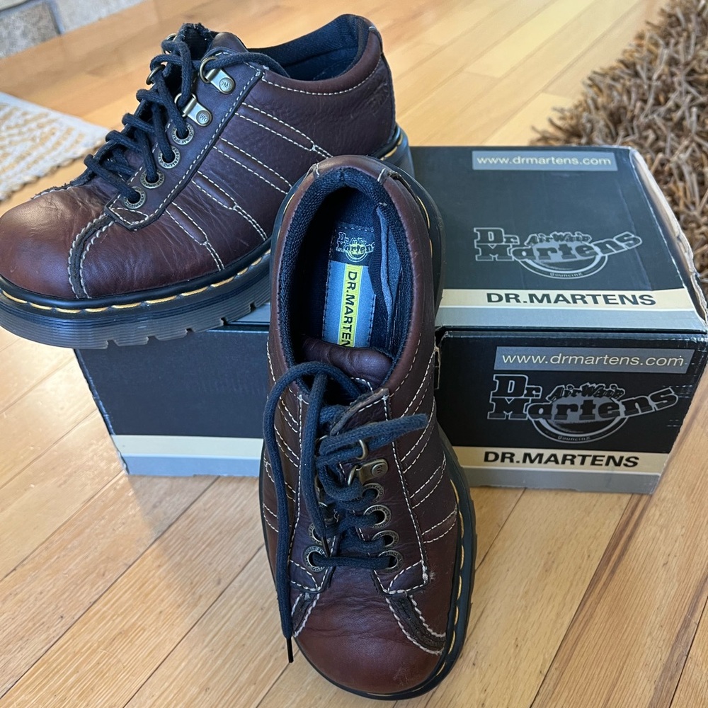Vintage Dr. Martens Crazy Horse Brown Boots